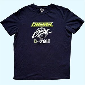Diesel Graphic Tee T-Diegos K34 Navy XL